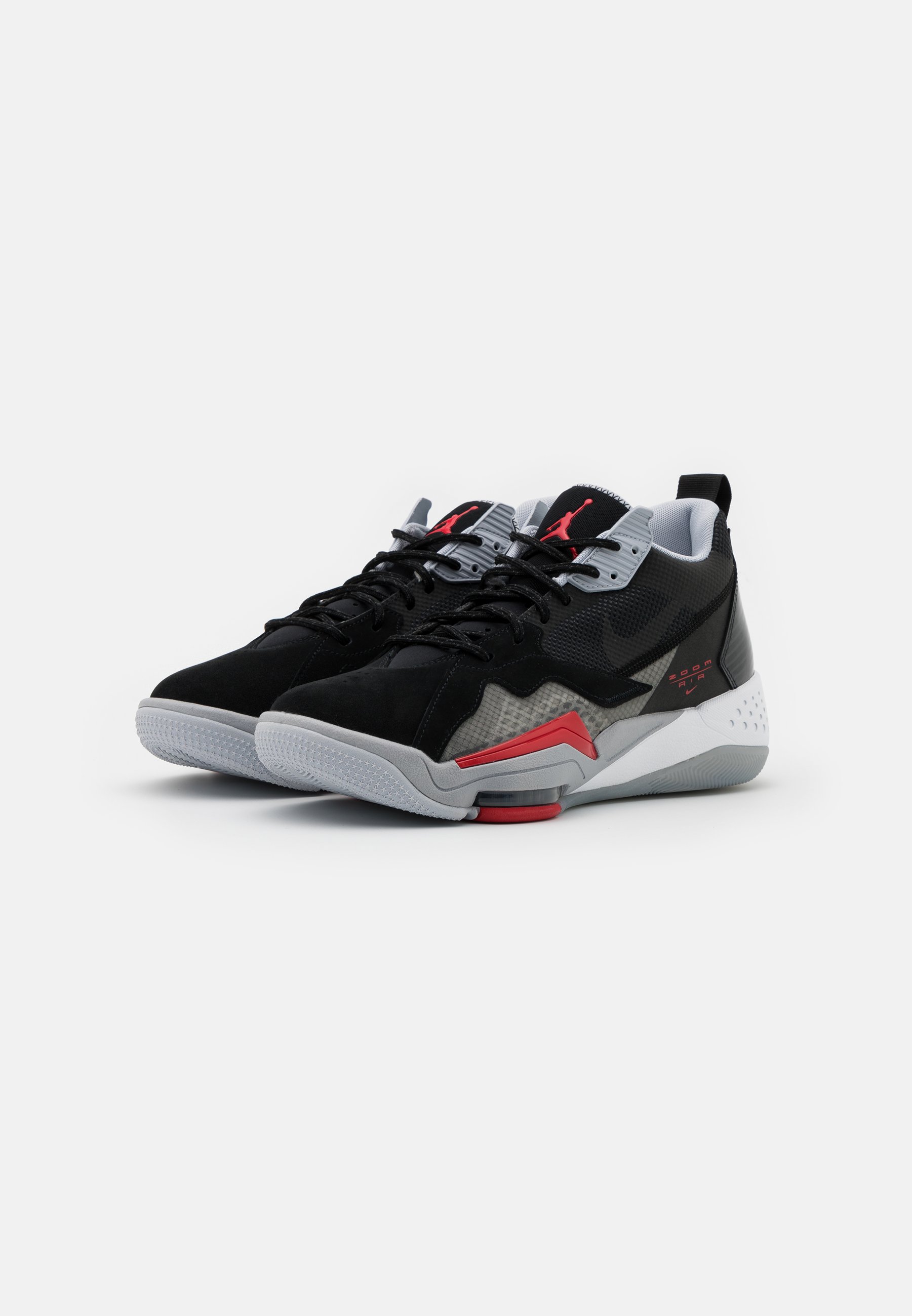 Jordan ZOOM '92 - Sneaker high - anthracite/black/wolf grey/gym  red/white/sky grey/anthrazit - Zalando.de