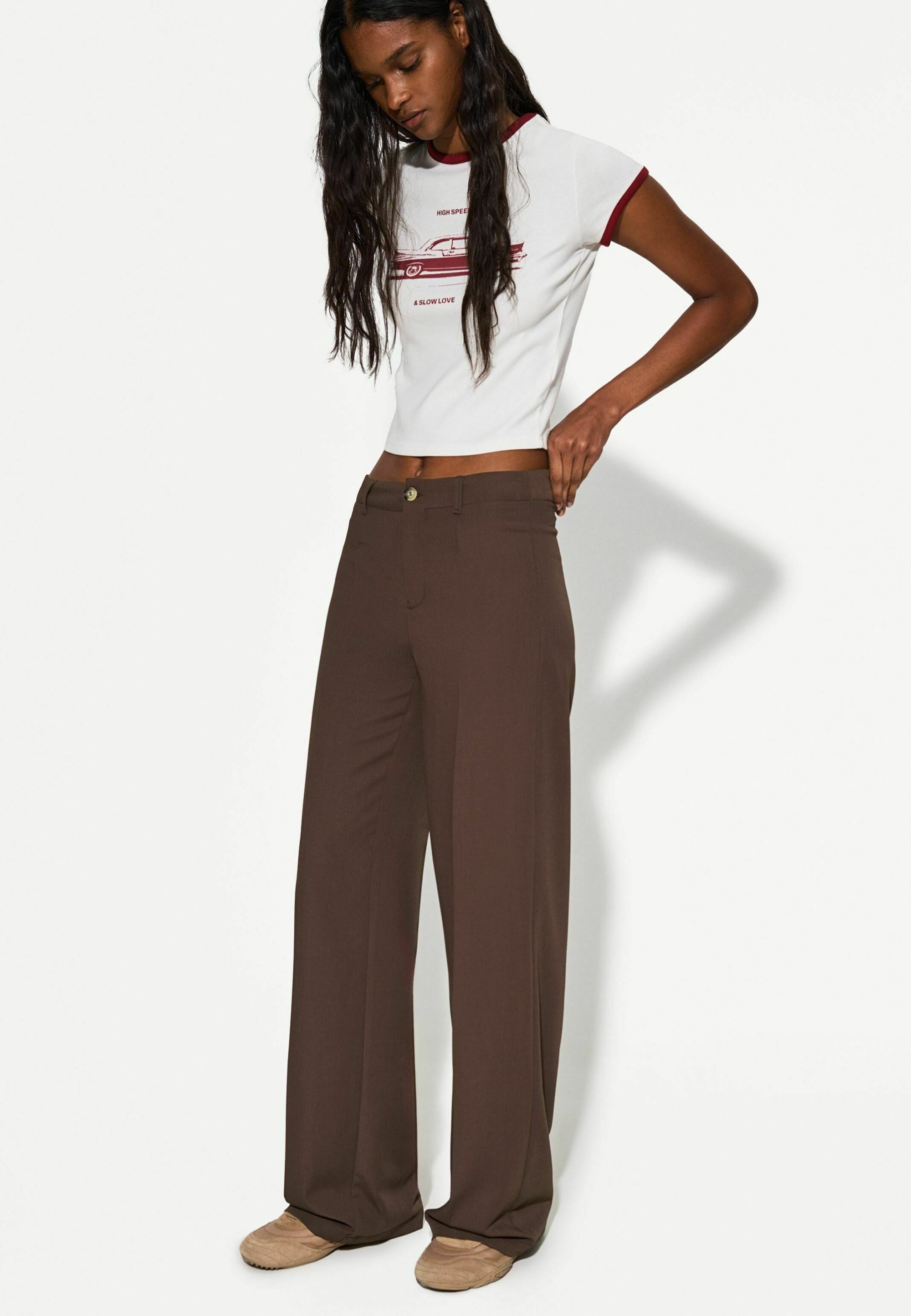 Legging doux gris anthracite à taille froncée | FR Legging doux gris anthracite à taille froncée | FR