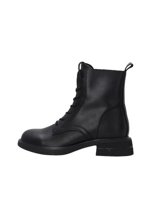 Schnürstiefelette - black