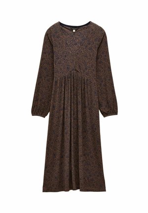 Freizeitkleid - brown floral