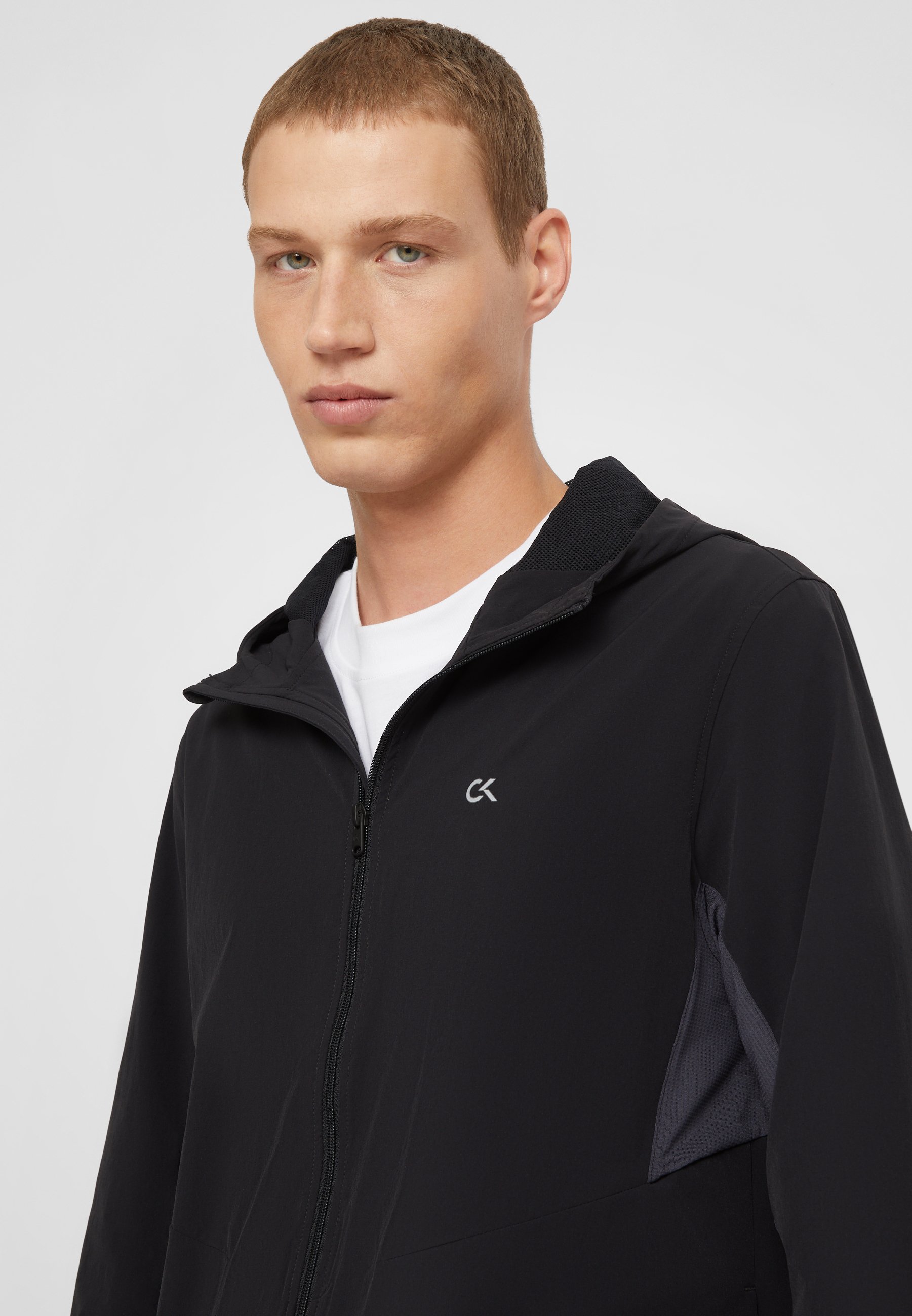 WIND - Training jacket - black/grey 