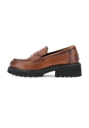 Scarpe senza lacci - cuoio