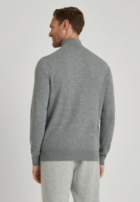 FALKE LUXURY CLASSIC HALFZIP - Strickpullover - light grey