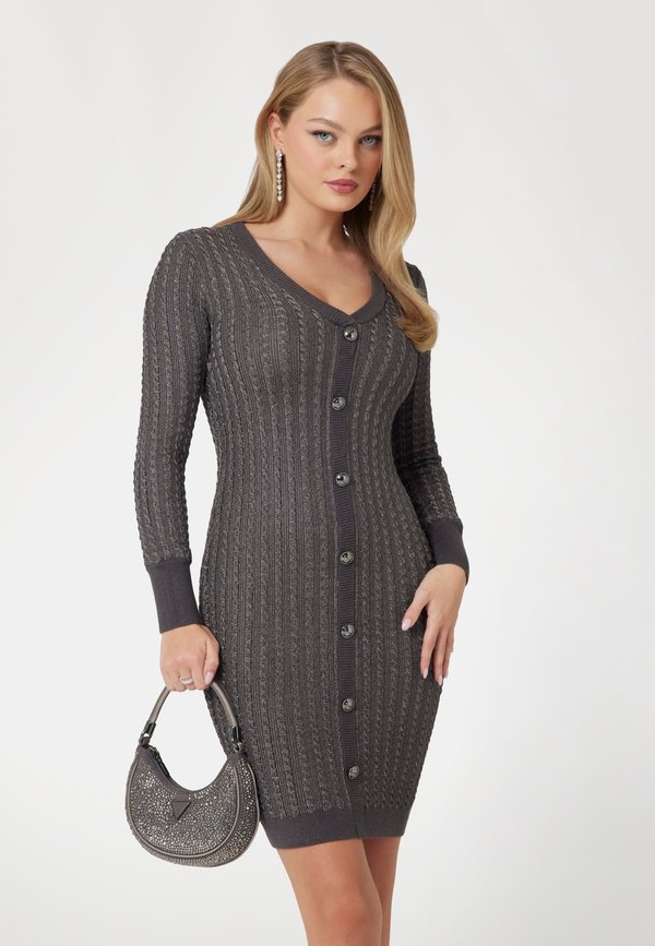 Etuikleid - dunkelgrau