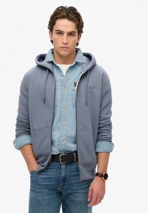 Felpa con zip - bleu