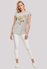F4NT4STIC TWEETY LASH CURLS - T-shirt print - heather grey