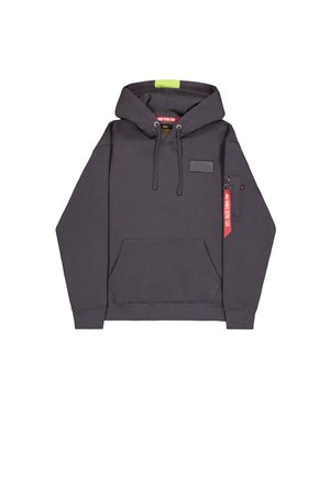 Alpha Industries, Jersey con capucha - vintage grey