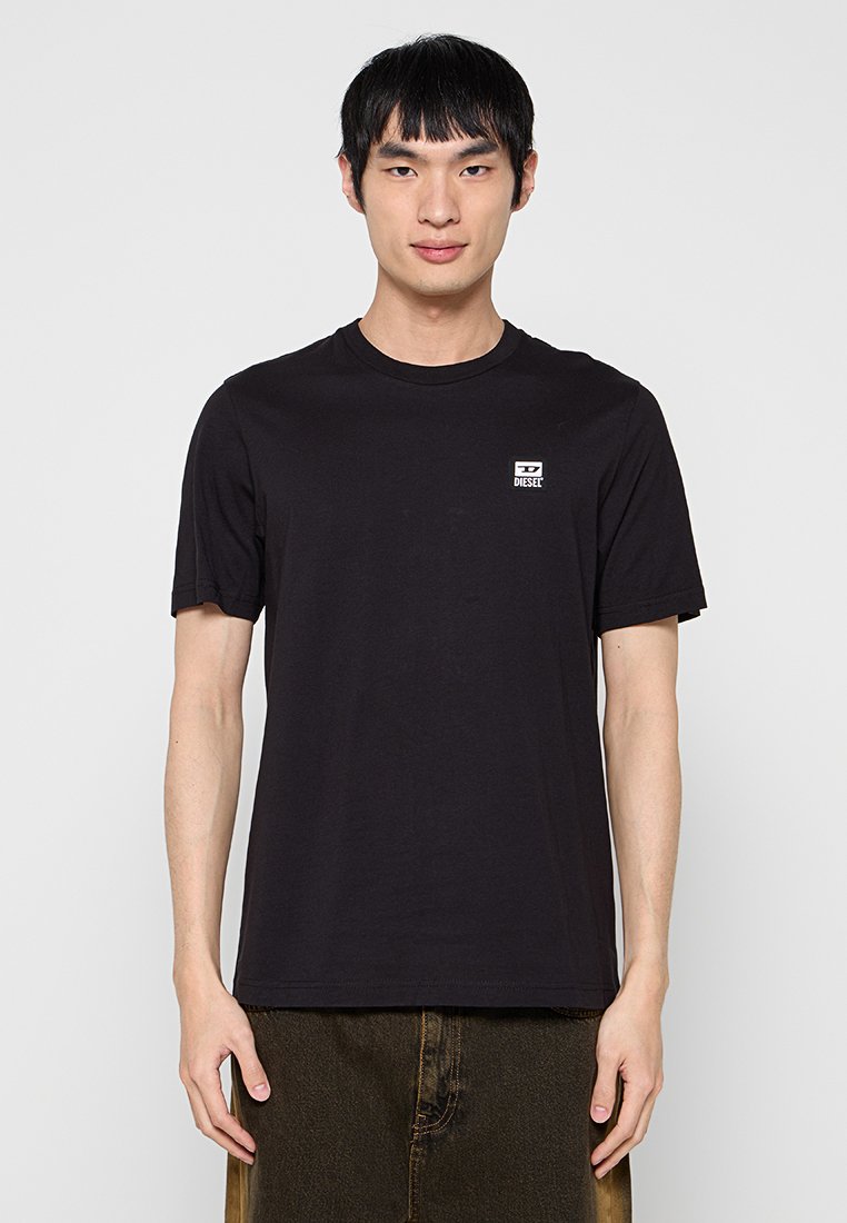 Diesel T-shirt basic zwart Diesel T-shirt basic zwart