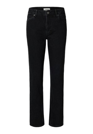 Selected, SELECTED WOMEN DAMES SLIM FIT JEANS SLFSLIM BEA-KORI MW JEANS. - Jean droit - black denim