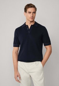 Hackett London TEXTURED - Piké - dark denim blue