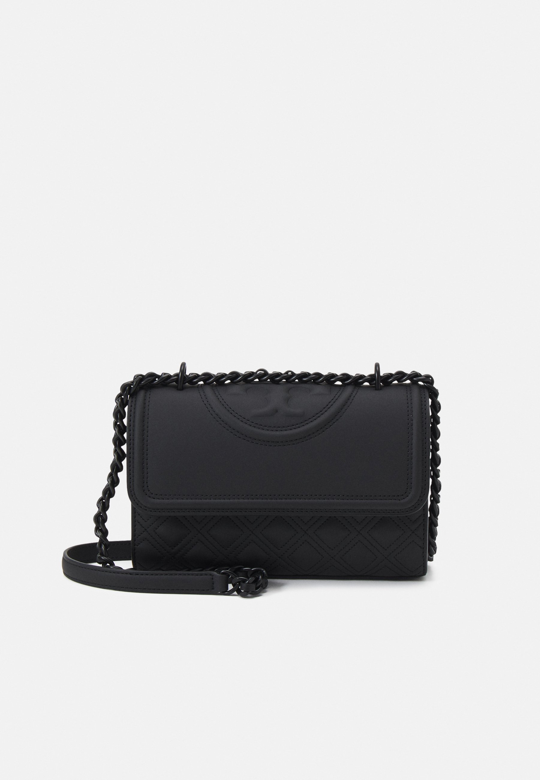 Tory Burch Black Matte Bag Tory Burch FLEMING MATTE SMALL