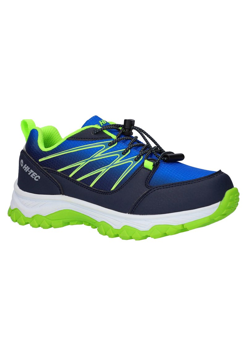 HI-TEC - TRAIL EXPLORER LOW JR UNISEX - Hikingschuh - charcoal/cobalt/limoncello, Vergrößern