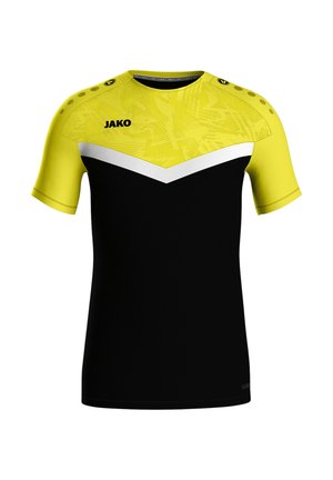 Sport T-shirt - schwarzgelb