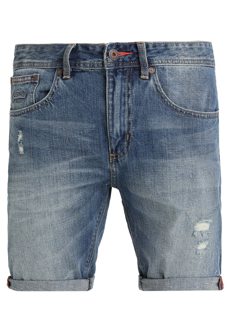 Superdry OFFICER - Denim shorts 
