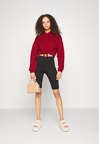 Even&Odd Sweatshirt com capuz - dark red