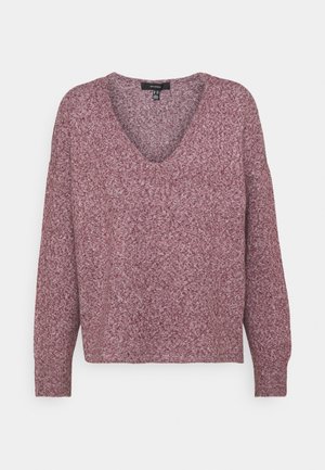 Pullover - dark red