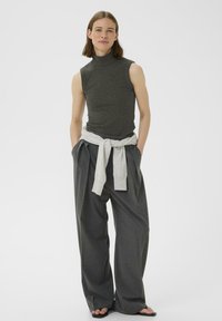 InWear DAGNA ROLLNECK  - Top - dark grey melange