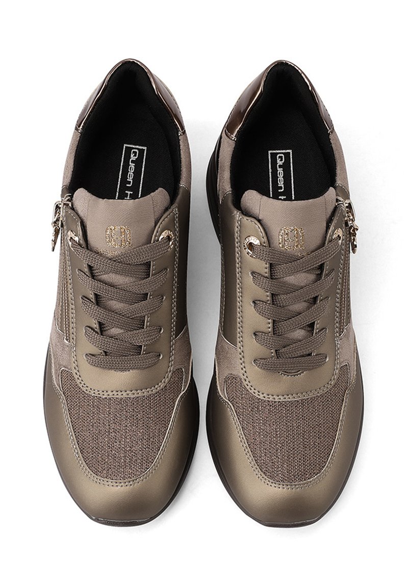 Queen Helena Sneakers basse bronzo