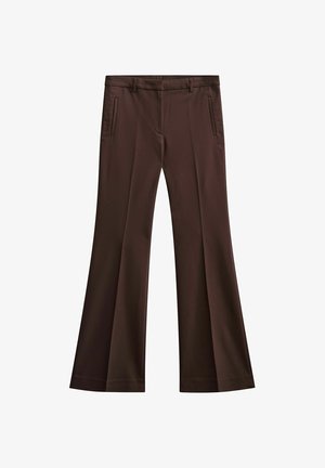 STOCKH LM, DESI FLARE TROUSERS - Broek - dark brown