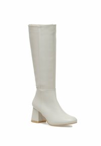 Butigo THIGH  - Cizme cu platformă - beige