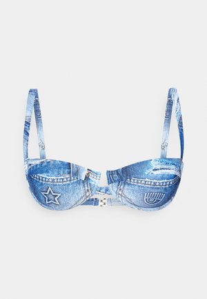 CHIARA FERRAGNI SPRING BREAK - Bikini top - fantasy print blue