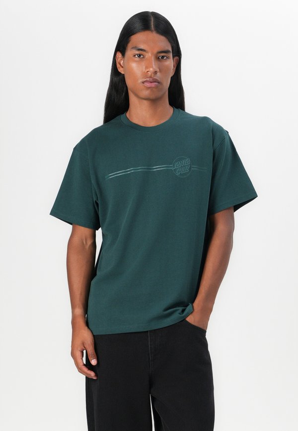 TONAL OPUS UNISEX - Print T-shirt - cosmic teal4