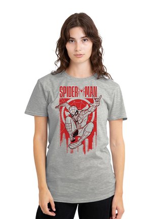 Marvel, SPIDERMAN BRAND NEW DAY SWINGING HERO - Print T-shirt - mottled light grey