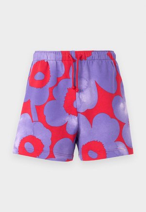 Marimekko MIKSAUS AKVARELLI UNIKKO UNISEX - Shorts - red/lilac