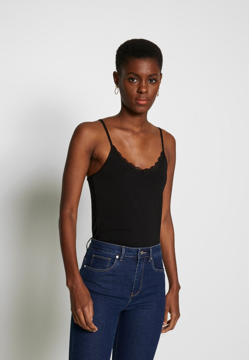 Damen T-Shirts | Even&Odd Tall TRIM CAMI 2 PACK Top white/black/weiß - UA55281 Damen T-Shirts | Even&Odd Tall TRIM CAMI 2 PACK Top white/black/weiß - UA55281