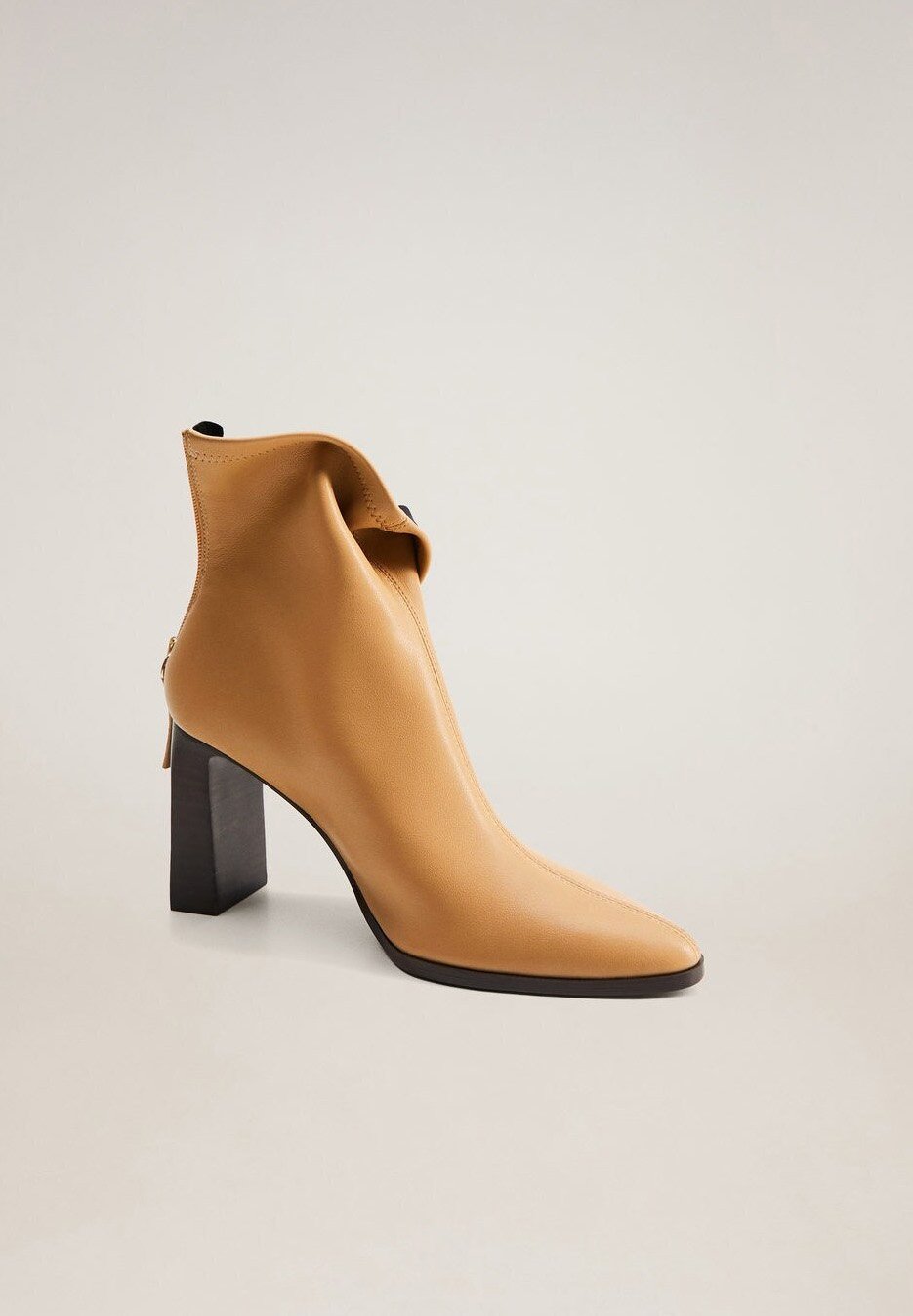 bottines marron mango