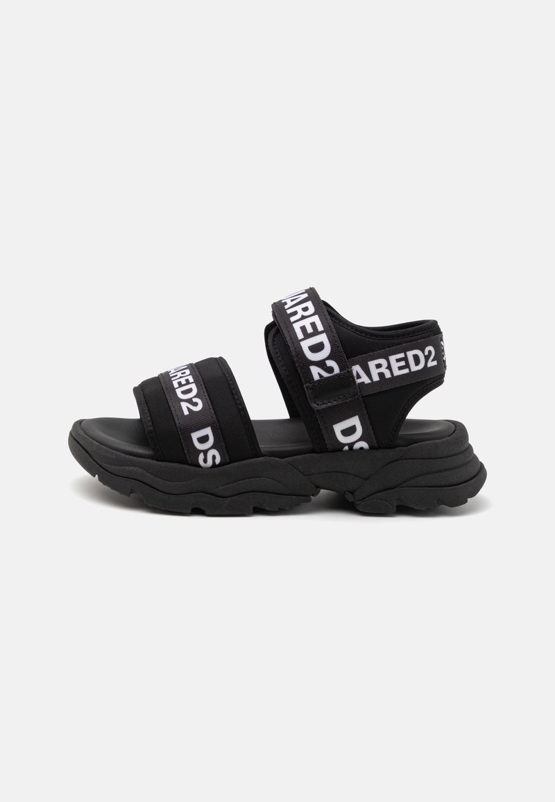 Dsquared2 UNISEX - Sandalias - black/white