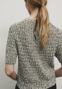 Massimo Dutti Print T-shirt - dark grey