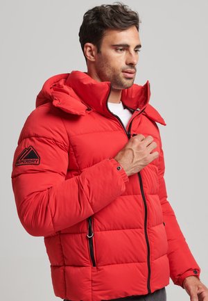 MICROFIBER MOUNTAIN PUFFER - Zimní bunda - high risk red