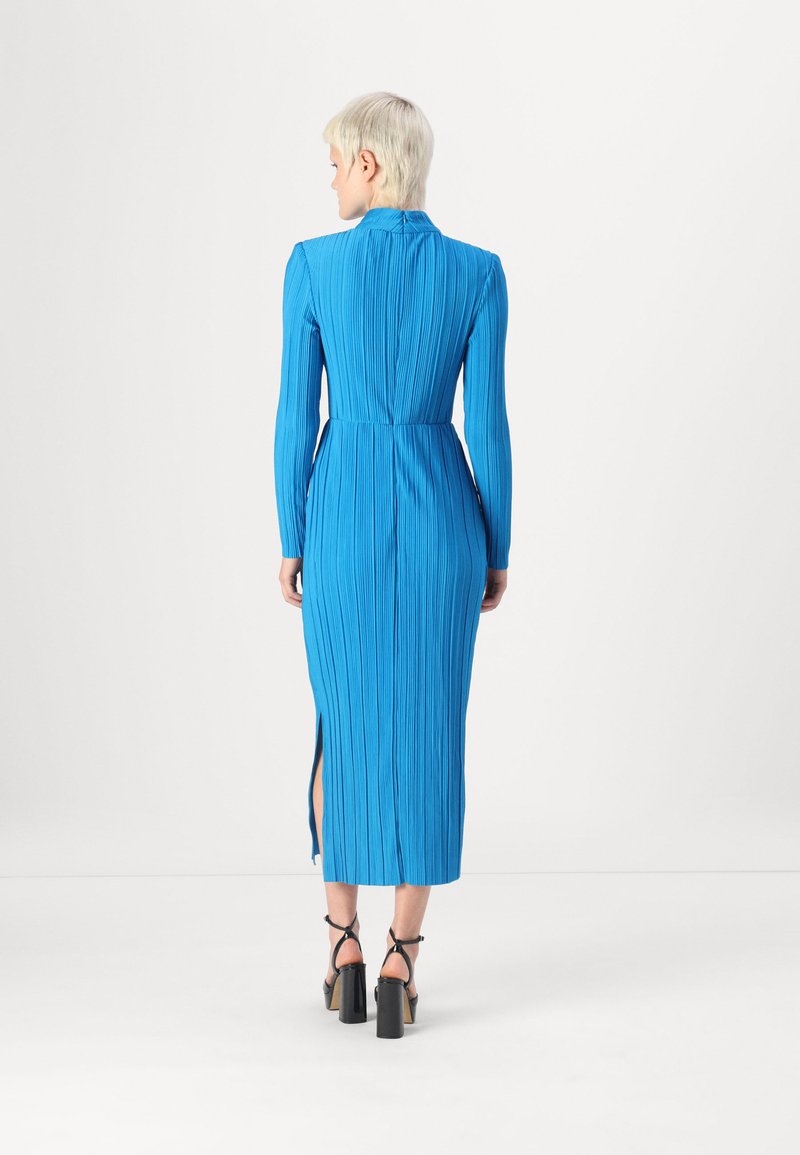 YAS OLINDA HIGH NECK LONG - Day dress - methyl blue/blue - Zalando.co.uk