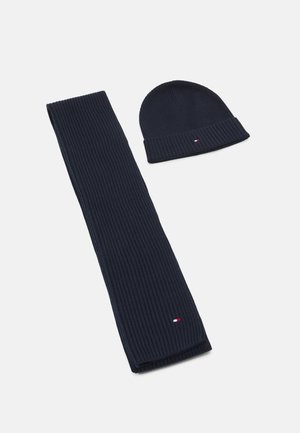 ESSENTIAL SCARF AND BEANIE SET UNISEX - Berretto - space blue