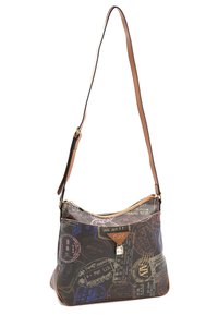 ALV by Alviero Martini BIG LOGO - Taška s příčným popruhem - moka