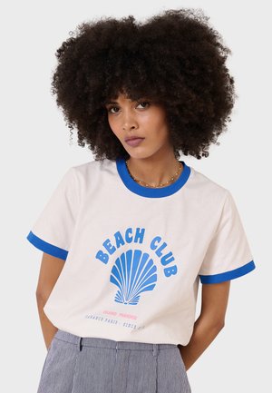 VICHY - Print T-shirt - off white