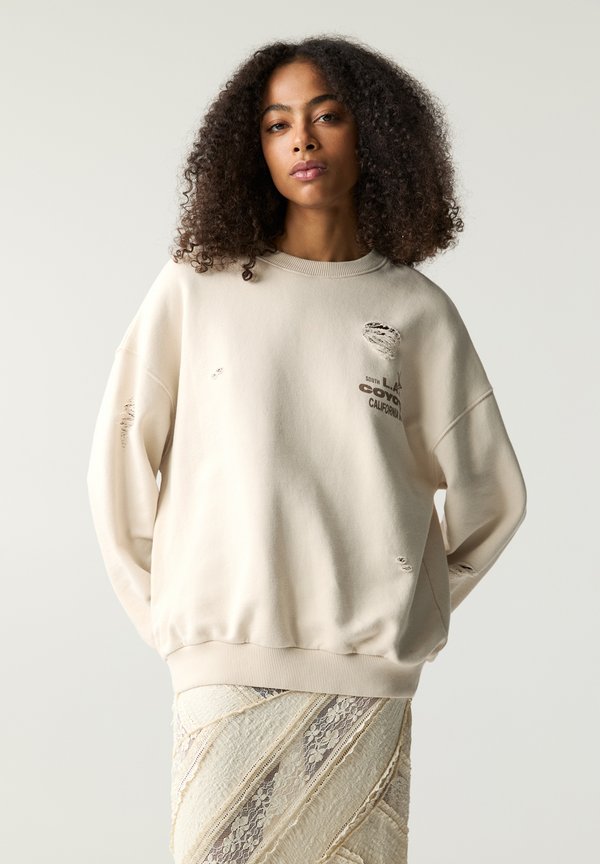 MOTEL WITH DETAILS - Sweatshirt - beige