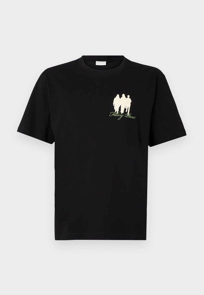 Filling Pieces T-shirt print zwart