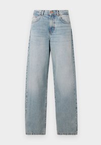 LARRIE - Wide leg - light blue denim