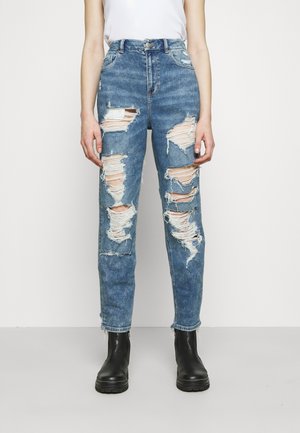 Straight leg jeans - blue denim