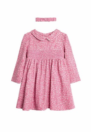 DITSY FLORAL SMOCKED PETER PAN - REGULAR FIT - Day dress - pink
