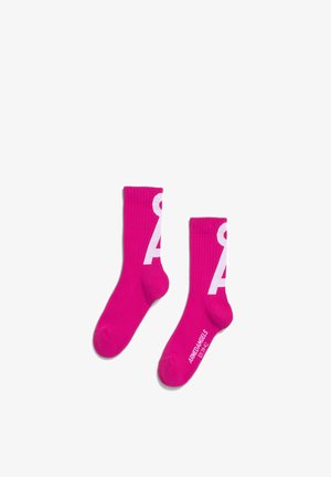 ARMEDANGELS, ARMEDANGELS SAAMUS SHORT UNISEX - Chaussettes - very berry-white