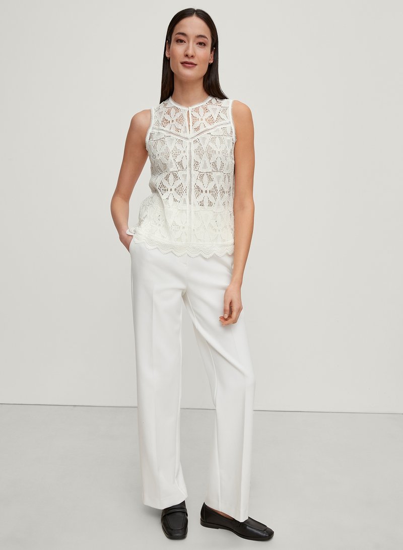 Damen Hemdblusen | comma Bluse off white/weiß - QH29424 Damen Hemdblusen | comma Bluse off white/weiß - QH29424