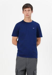 Hollister Co. ICON CREW - Paprasti marškinėliai - blue
