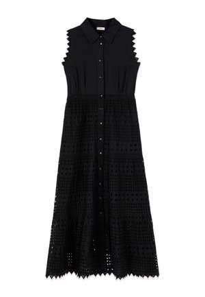 Oltre, VESTITO CHEMISIER LUNGO - Blousejurk - nero
