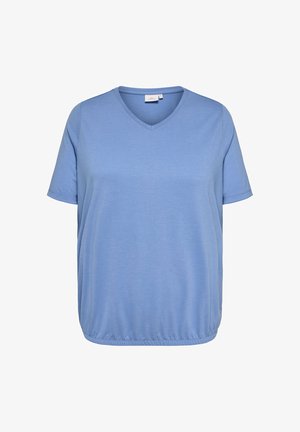 ONLY Carmakoma, CARCORAL - T-shirts basic - cornflower blue