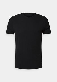 adidas Sportswear 3 STRIPES CREW NECK 2 PACK - Apatiniai marškiniai - black/heather grey
