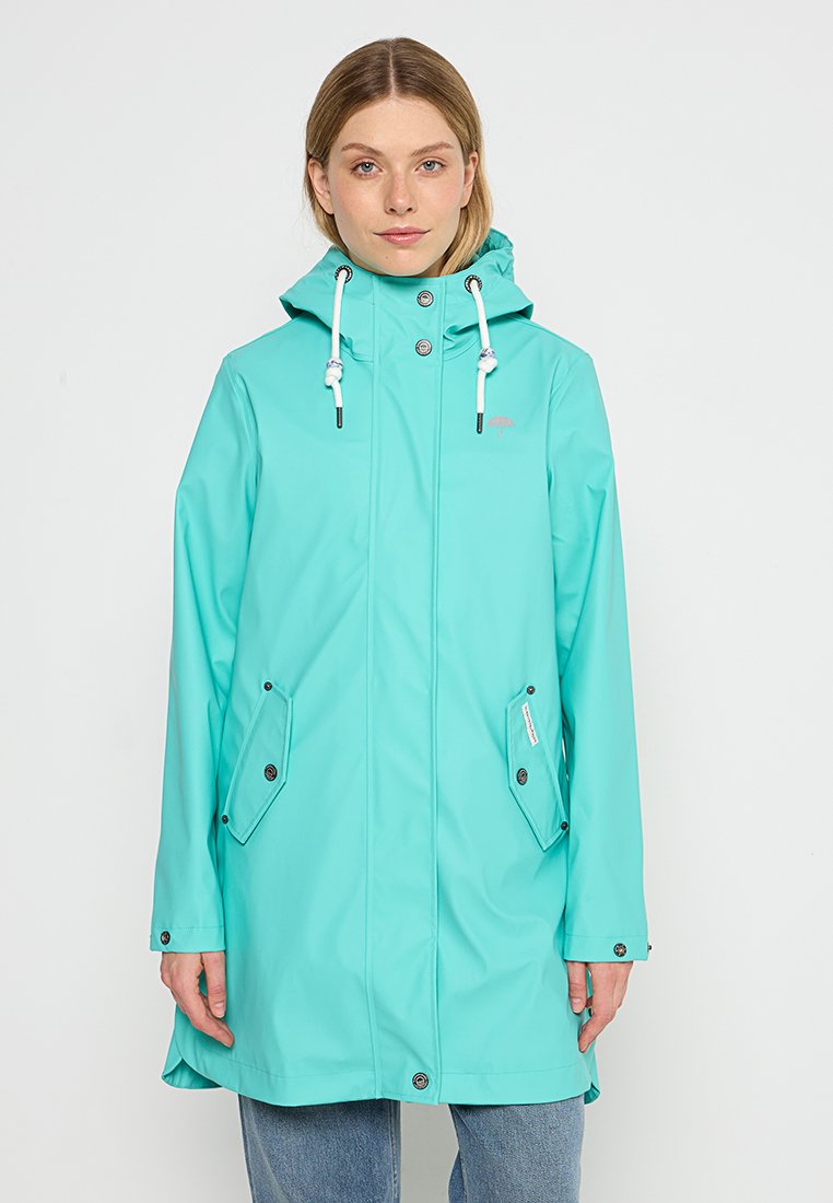 Schmuddelwedda Regenjas turquoise