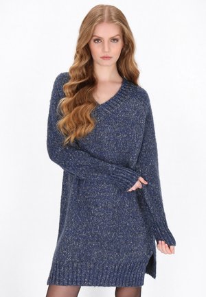 Rochie tricotată - navy